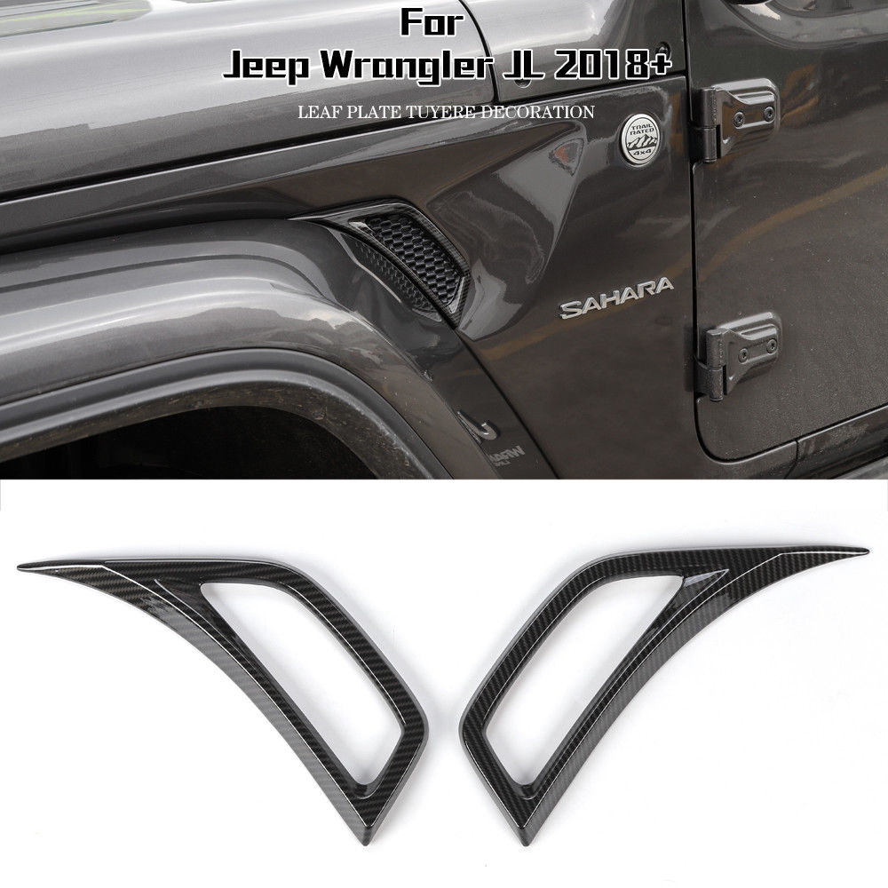 Carbon Fiber Side Vent Covers 18-up Jeep Wrangler-Gladiator